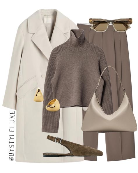 LIGHT BEIGE COAT - styling this new in beige coat 3 ways. Love the oversized fit and an easy colour to outfit with beige and chocolate tones. Let me know your fave look! 🤎🍫🍂 Comment LINKS below to receive a DM with the link to shop this post on my LTK. Links will also be in today’s stories and saved in ‘Oct Outfits’ highlight ⁣⁣#virtualstylist #ootdinspo #stylepost #styleinspo #whitejeans #tailoredclothing #womensfashion #beigeaesthetic #fashionblogger #workwear #autumnoutfits #autumnstyle... Light Beige Coat Outfit, Beige Coat Outfit, Corporate Fits, Modest Winter Outfits, Inspo Fits, Beige Coat, Coat Outfit, Modesty Fashion, Outfit Inspo Casual