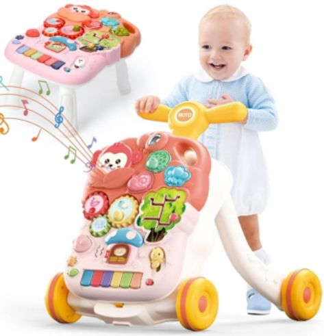 𝑾𝑨𝑳𝑴𝑨𝑹𝑻 𝙉𝙊𝙒: $34.99 JoyStone 2 in 1 Baby Walker with Musical Play Table, Sit to Stand Toddler Learning Push Toys for 6-18 Months, Pink https://mavely.app.link/e/3MVVZyZwCKb #kids #pets #toys #homeschool #deals #ad #school Prices may change and codes can expire at any time.(Affiliate link) #JUNE2124𝙙 Table Baby, Walker Toys, Baby's First Step, Play Activity, Bow Legged, Push Toys, Baby Legs, Musical Plays, Sit To Stand