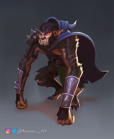 Bugbear Rogue Dnd, Bugbear Assassin, Dnd Bugbear Character Art, Bugbear Wizard, Bugbear Ranger, Bugbear Monk, Bugbear Art, Bugbear Character Art, Bugbear Dnd