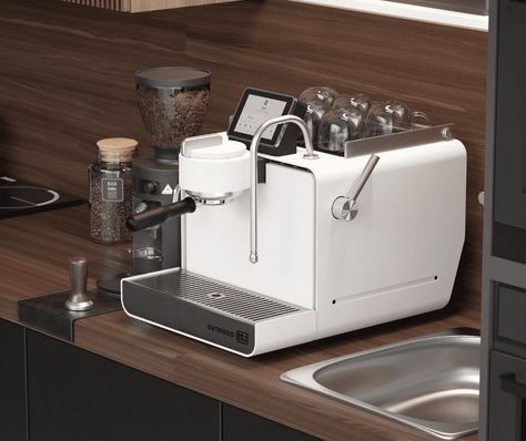 Barista Aesthetic, Espresso Machine Design, Coffee Machine Design, Cafe Expresso, Espresso Recipes, Home Espresso Machine, Coffee And Cake, Industrial Design Trends, Kitchen Gear