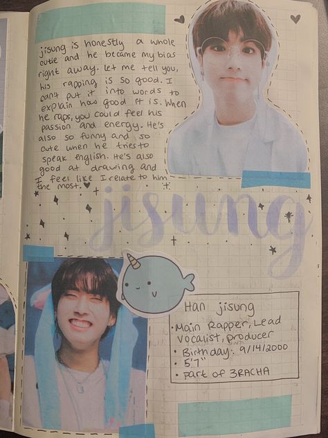 Skz Notebook Ideas, Stray Kids Notebook Ideas, Stray Kids Journal Ideas, Skz Diy Ideas, Scrapbook Ideas Kpop, Straykids Journal, Skz Journal, Skz Diy, Easy Hair Drawings