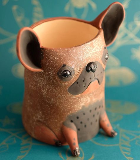 Derpy Animals by Ceramicist Nastia Calaca Channel Peculiar Storybook Characters | Colossal 3d Tiskárna, Aesthetic Animals, Tattoo Animal, Pottery Animals, Animal Planters, Anime Tattoo, Colossal Art, Clay Animals, Ceramics Pottery Art