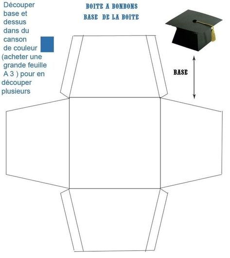 Graduation Box, Diy Gift Box Template, Preschool Graduation, Baby Frame, Gift Box Template, Graduation Diy, Diy Gift Box, Art Drawings For Kids, Box Template