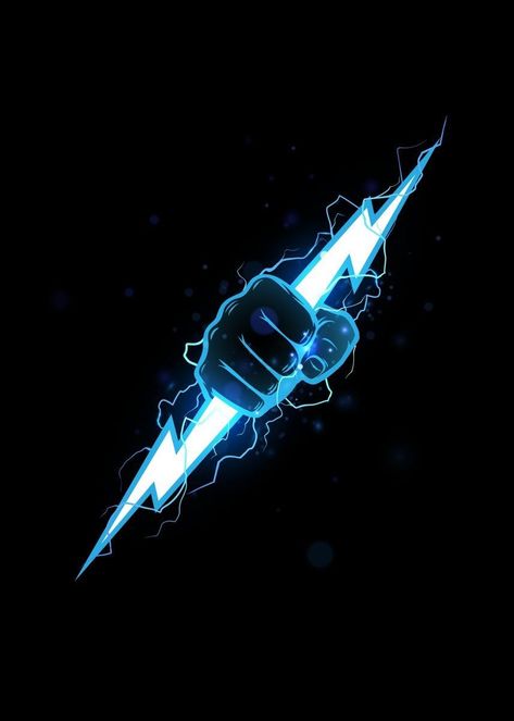 'Lightning Power' Poster by Mooon | Displate Lightning Wallpaper Hd, Hd Summer Wallpaper, Summer Lockscreen, Lightning Wallpaper, Tattoo Future, Minimalist Lighting Design, Walle Tattoo, Room Ideas Wall Decor, Aesthetic Wall Paint