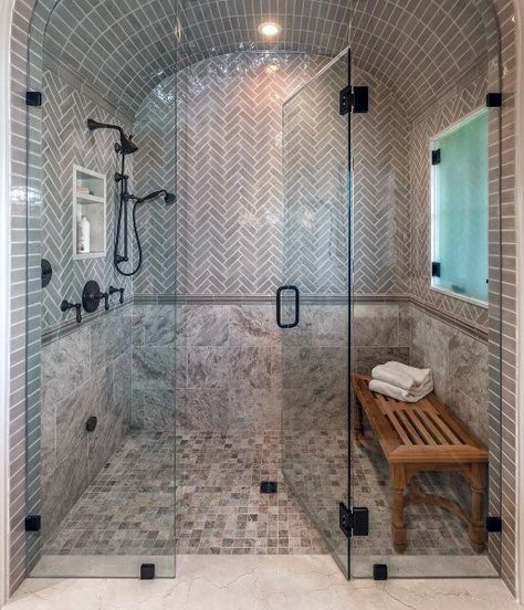 Walk In Shower With Bench Ideas Walk In Shower With Bench, Bathroom Seat, Bathroom Bench, Relaxing Bathroom, Walk In Shower Designs, Shower Seat, Bench Ideas, Shower Bench, Shower Seats