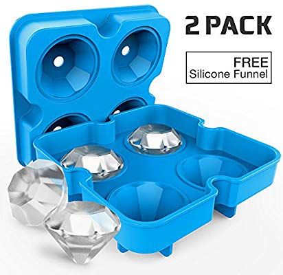 Diamond Ice Cube Tray, Ice Cube Tray Molds, Whisky Cocktail, Plastic Ice Cubes, Sphere Ice, Silicone Ice Molds, Silicone Ice Trays, Round Ice, Candy Molds Silicone