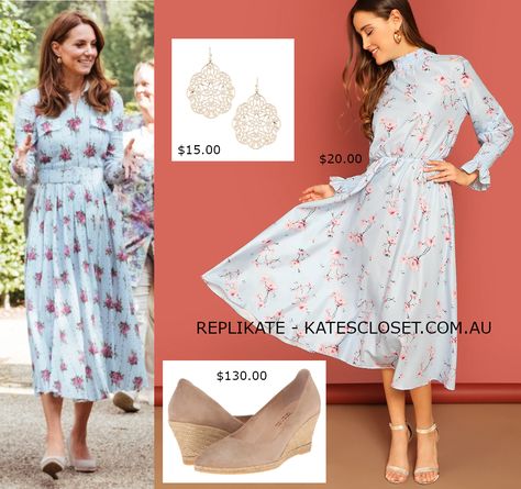 RepliKate outfit Replikate Outfits, Rosewood Dress, Outfits Timeless, Nature Festival, Play Garden, Kate Middleton Outfits, Kate Middleton Prince William, Emilia Wickstead, Dream Dresses