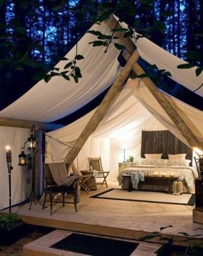 Cozy Camping Tent, Camping Bedroom, Tents Camping Glamping, Cozy Camping, Tenda Camping, Tent Living, Wall Tent, Kids Camping, Best Tents For Camping