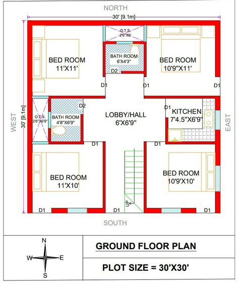 30by30 House Plans, 30×32 House Plan, 35×35 House Plan, 25 X 32 House Plan, 35×40 House Plan, 30 X 30 Floor Plans, 30×35 House Plan, 25×30 House Plan, 30×30 House Plan