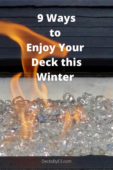 Just because its winter doesn’t mean you can’t enjoy your deck. The temperature may drop a few degrees, but your deck is still a fun place. Part of your home and space of pleasure. Here are nine ways to use your deck in winter. Regardless if there is snow or not you can still enjoy your deck, both composite or wood decks. They are meant to be enjoyed all year around. Winter Deck Ideas, Winter Deck, Outdoor Winter Decor, Wood Decks, Deck Fire Pit, Cosy Winter, Covered Decks, Backyard Deck, Wood Deck