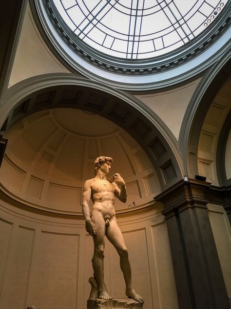 Michaelangelo's David, Galleria dell'Accademia | 10 Day Italy Itinerary The Statue Of David, Statue Of David, Duomo Florence, Italian Sculptors, Uffizi Gallery, Italy Itinerary, Trip To Italy, Ancient Sculpture, Bucket Lists