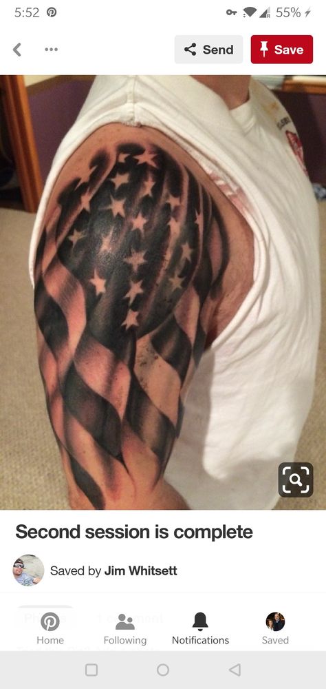 American Flag Sleeve Tattoo, Police Tattoo, Fire Fighter Tattoos, Patriotic Tattoos, Army Tattoos, Military Tattoos, Hip Tattoos Women, Flag Tattoo, Sweet Tattoos