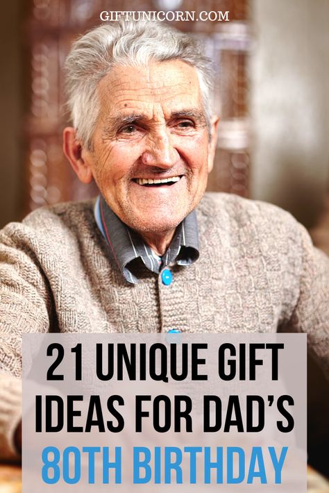 Reaching 80 years of age is a pretty big deal. Searching for the perfect birthday gift for your father who’s about to turn 80 years means that you’ll want to give him something thoughtful, unique, and worthy of this momentous occasion. Check out this comprehensive list of great gifts that your 80-year-old dad will love! #80years #80yearold #80thbirthday #turning80 #birthdaygiftsfordad #giftsfordad Gifts For 80 Year Old Man, 80th Birthday Party Ideas For Dad, Old Man Birthday, Gifts For Elderly, Parents Christmas, Dad's Birthday, Christmas Gifts For Parents, Father Birthday, 80th Birthday Gifts