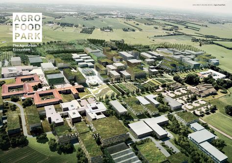 Gallery of Agro Food Park Expansion in Denmark to Combine Urbanity and Agriculture - 4 Agriculture Projects, Danish Architecture, Food Park, Urban Agriculture, Physical Environment, Landscape Concept, Industrial Park, Architectural Practice, Urban Environment