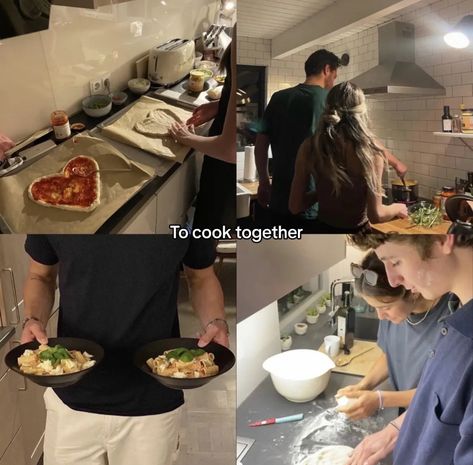 Cooking With Husband Aesthetic, Us Couple Pictures, Aesthetic Dates With Bf, Date Night Cooking Together Couple, Cooking Aesthetic Couple, Cooking Date Couple, Dream Boyfriend List, Cooking With Boyfriend, Cooking Boyfriend