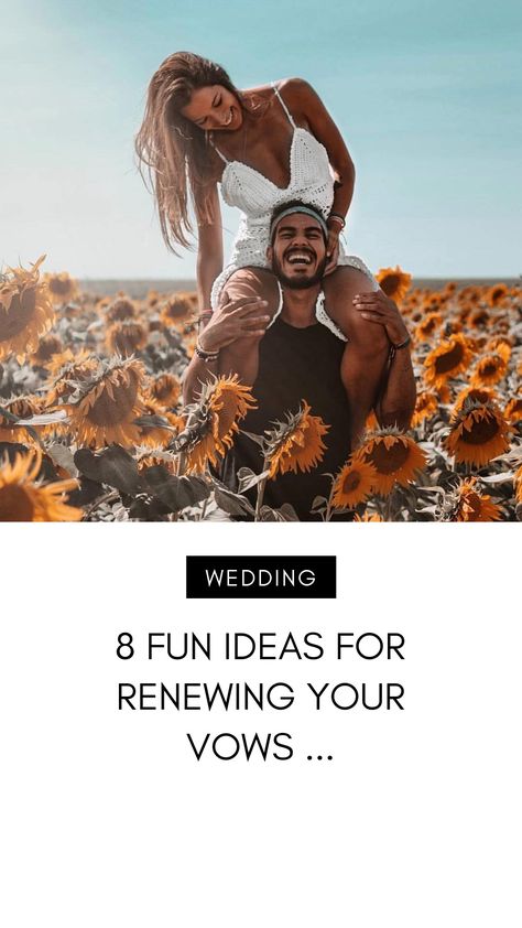 8 Fun Ideas for Renewing Your Vows ... Surprise Vow Renewal Ideas, Fun Vow Renewal Ideas, Unique Vow Renewal Ideas, Vowl Renual Ideas, Vow Renewal Vows To Husband, Renewing Vows Ideas, Vows Decor, Write Your Own Vows, Vows Ideas