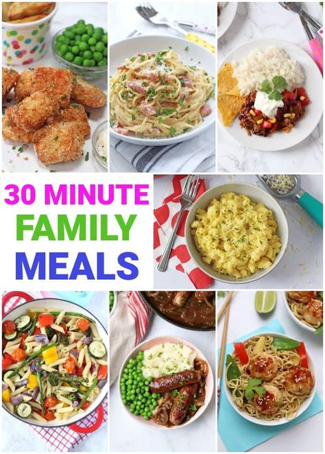 Mid-week meals need to be quick and they need to be easy! All these recipes can be cooked up in less than 30 minutes, allowing you to get a home-cooked dinner on the table even when you're pressed for time! Shortcut Recipes Easy Dinners, Easy Midweek Meals Families, Easy Mid Week Meals, Easy Mid Week Dinners, Mid Week Meals, Mid Week Dinner Ideas, School Night Dinner Ideas, School Night Dinner, Vegetable Pasta Recipes