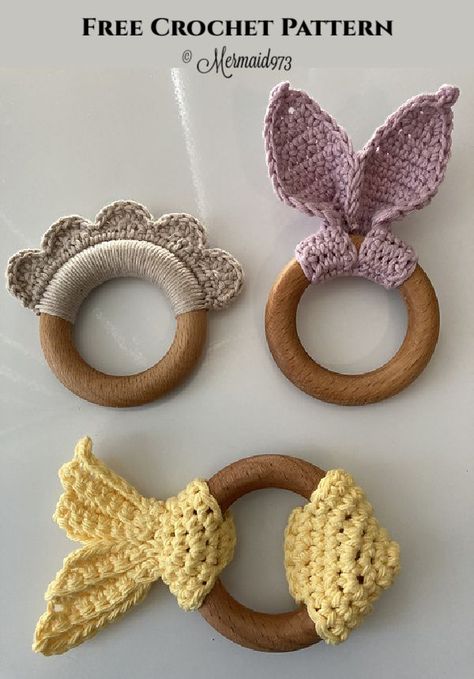 Fishy Fishy Teether Free Crochet Pattern Crochet Baby Teether, Baby Rattle Crochet Free Pattern, Wooden Teether Pattern, Crochet Rattle Pattern, Crochet Teething Ring Pattern Free, Crochet Teether, Crochet Baby Rattle, Crochet Baby Toys Free Pattern, Diy Teething Ring