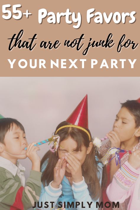 Party favors are fun but they often end up in the trash! What's the point? Try some of these party favor ideas that are not junk! Birthday Party Thank You Favors, No Junk Party Favors, Party Favors For Kids Birthday Target, Fun Cheap Bags For Birthday, Toddler Party Favors Target, Plastic Free Party Bags Kids, Toddler Party Favors, Teenage Parties, Trash Party