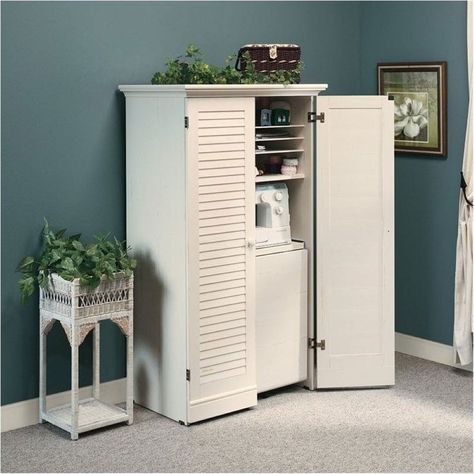 Craft Armoire, Craft Storage Cabinets, Sewing Machine Cabinet, Craft Cabinet, Craft Station, Sewing Cabinet, Organize Craft Supplies, Sewing Storage, Sewing Furniture