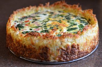 Eggs Spinach, Quiche Recipes Easy, Plats Healthy, Cheese Quiche, Breakfast Quiche, Hash Brown, Gruyere Cheese, Quiche Recipes, Recipes Crockpot