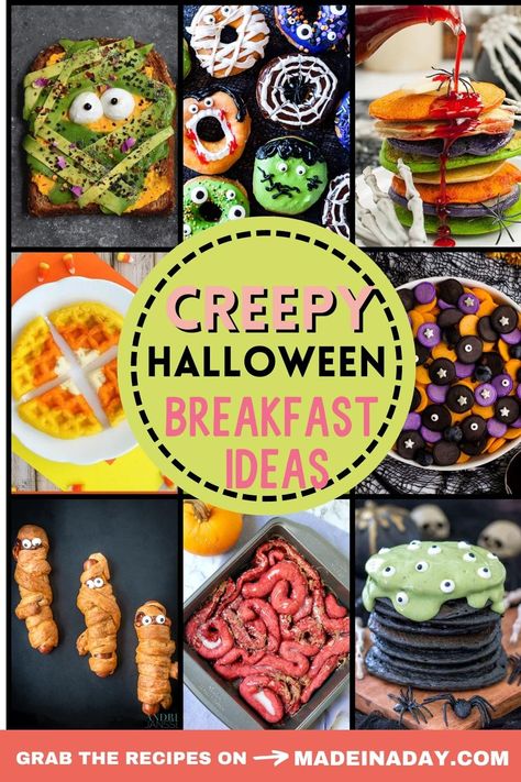 Halloween Breakfast Ideas For Adults, Halloween Brunch Ideas Breakfast Recipes, Breakfast Ideas Halloween, Breakfast Ideas For Halloween, Halloween Waffles For Kids, Halloween Eggs Breakfast, Halloween Theme Brunch, Halloween Breakfast Ideas For Kids Easy, Halloween Recipes Breakfast