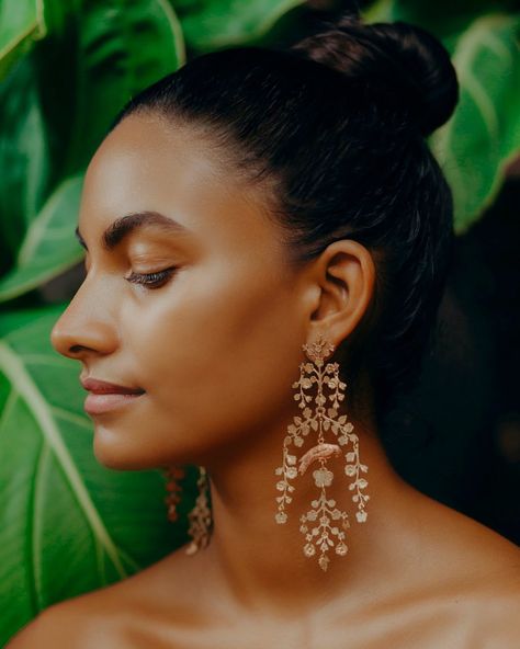 @wedreamincolour shared a photo on Instagram: “Our Jardiniere earrings. Now 30% off (along with all regular priced styles) for a limited time with the code STILLSUMMER.…” • Sep 3, 2020 at 3:16am UTC Product Placement Photography, Blooming Vines, Stylish Jewelry Accessories, Dressy Earrings, Run The Jewels, Stone Accessories, Style Savvy, Nature Inspired Design, Black Jewelry