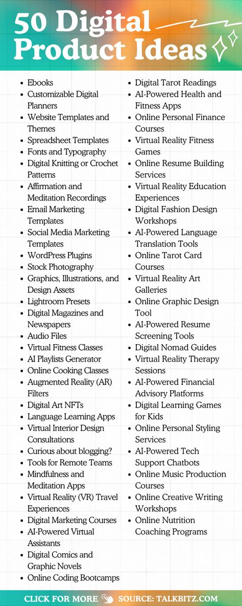 Looking for digital product ideas to sell online? Discover 50 most profitable ideas and learn how to sell them effectively. Ebooks, online courses, software apps and more. #digitalproducts #makemoneyonline #sellonline Where To Sell Digital Products, How To Make Digital Products To Sell, How To Create Digital Products To Sell, How To Sell Digital Products, Digital Products To Sell Online, Financial Advisory, Software Apps, General Knowledge Book, Where To Sell