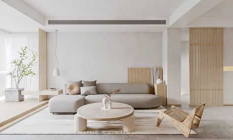 Muji Interior, Japandi Living Room, Japandi Living, Room Layouts, Wood Interior Design, Beige Living Rooms, Japandi Interior, Custom Furniture Design, Interior Minimalista