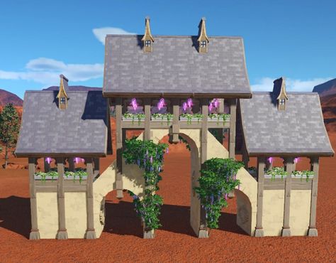 Theme Park Bloxburg, Theme Park Tycoon 2 Layout, Themepark Tycoon 2 Roblox Ideas, Theme Park Entrance Ideas, Planet Coaster Fairytale, Theme Park Roblox Ideas, Theme Park Tycoon 2 Ideas Layout, Planet Coaster Building Ideas, Theme Park Tycoon 2 Ideas Aesthetic