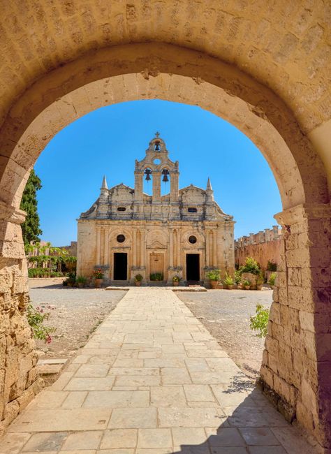 Sacred Monastery of Arkadi in Rethymno, Monastery in Crete, Celebration Days of the Monastery, Museum & Art Gallery - Sacred Monastery of Arkadi Rethymno Crete Athens Metro, Rethymno Crete, Crete Island, Small Waterfall, Quaint Village, Old Port, Spiritual Experience, Ancient Ruins, Archaeological Site