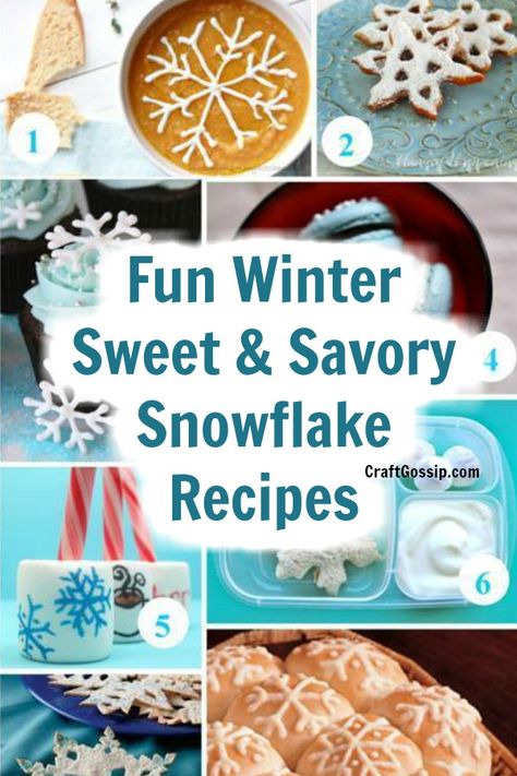 Snowflake Appetizers, Snowflake Food Ideas, Snowflake Desserts, Winter Themed Food, Snowflake Food, Winter Themed Desserts, Christmas Party Dips, Snowflake Recipes, Cold Party Appetizers