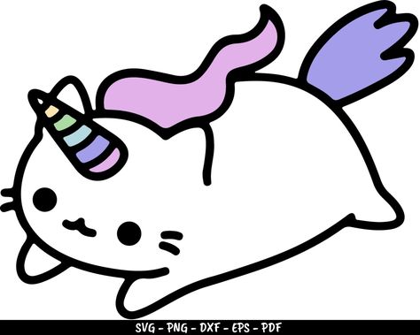 This adorable caticorn SVG is perfect for making your own unique crafts! Use it to create t-shirts, tote bags, pillows, and more. #caticorn #svg #cricut . #Unicorn_Cat_Drawing #Cat_Unicorn #Flying_Cat #Unicorn_Drawing Unicorn Cat Drawing, Lunchbox Notes For Kids, Flying Cat, Lunchbox Notes, Flying Unicorn, Unicorn Drawing, Cat Svg, Cat Clipart, Unicorn Cat