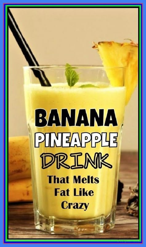 Pineapple Lemon Drink For Rapid Weight Loss Lemon Drinks, Pineapple Drink, Weight Smoothies, Banana Benefits, Banana Drinks, Pineapple Water, Pineapple Drinks, Lemon Drink, Burn Stomach Fat