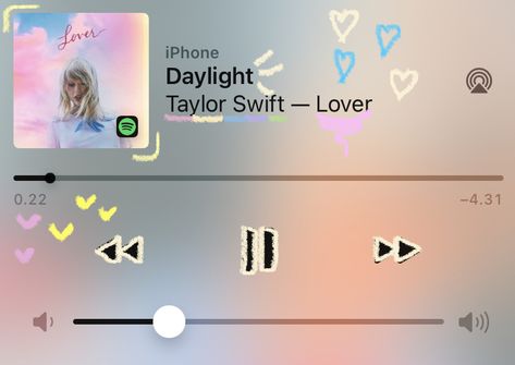 Daylight By Taylor Swift, Spotify Layout, Taylor Swift Spotify, Layout Aesthetic, Me Against The World, Paper Ring, One Day I Will, Marry You, Editing Pictures