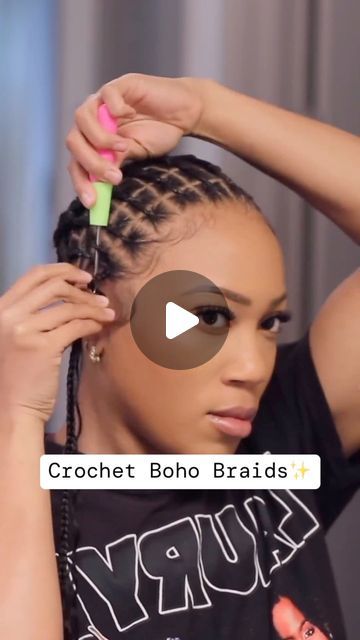 549K views · 33K likes | Link to the hair beauty world✨ on Instagram: "Crochet boho knotless braids got me✨ Cr @forevercryssy Follow for more about hair🙌 🌿𝗦𝗽𝗿𝗶𝗻𝗴 𝗦𝗮𝗹𝗲, 𝗨𝗽 𝘁𝗼 $𝟲𝟬 𝗼𝗳𝗳 ❤️𝟒 𝐢𝐧𝐭𝐞𝐫𝐞𝐬𝐭—𝐟𝐫𝐞𝐞 𝐩𝐚𝐲𝐦𝐞𝐧𝐭 𝐰𝐢𝐭𝐡 𝐊𝐥𝐚𝐫𝐧𝐚 @linktohairofficial . . . #linktohair#kinkyhair#kinkystraight#kinkycurly#gluelesswig#4chairstyles#4chair#hdlace#hdlacewig#trendy#wigslay#lacewigs#hairinspo#wigs#hairstyle#blackgirlmagic#hairtutorial#viralwig#viral#explore#explorepage#tiktok#hairextensions#tips#locs#trending#fyp#domyhair#hairbun#braidstyles" Boho Goddess Locs, Wigs Hairstyle, Crochet Braid Pattern, Braided Mohawk Hairstyles, Boho Braided Hairstyles, Big Natural Hair, Boho Knotless Braids, Boho Crochet Patterns, Boho Knotless