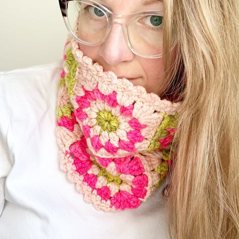 Blog 2 — NautiKrall Crochet Crochet Starburst Granny Square, Granny Square Cowl, Nautikrall Crochet, Crochet Starburst, Starburst Granny Square, Cowl Pattern Crochet, Crochet Cowl Pattern, Cozy Scarf, Cowl Pattern