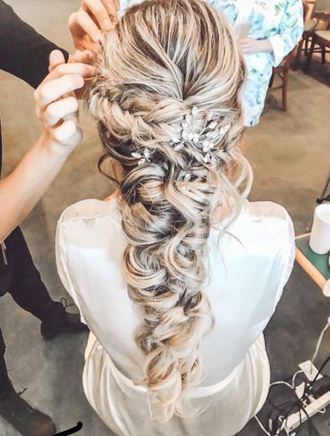 Growing Hair, Bridal Braids, Bridal Hair Updo, Hair Extensions Best, Hair Done, Wedding Hair Inspiration, Fancy Hairstyles, Creative Hairstyles, Wedding Hairstyles For Long Hair