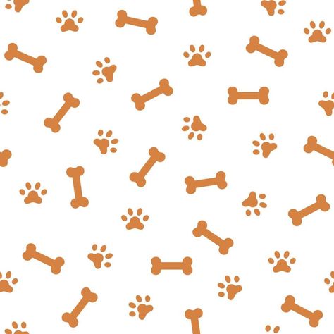 Dog Bone Pattern, Cartoon Dog Drawing, Paw Cartoon, Bone Drawing, Cute Seamless Pattern, Dog Paw Prints, Doodle Vector, Paw Pattern, Celebrity Guys