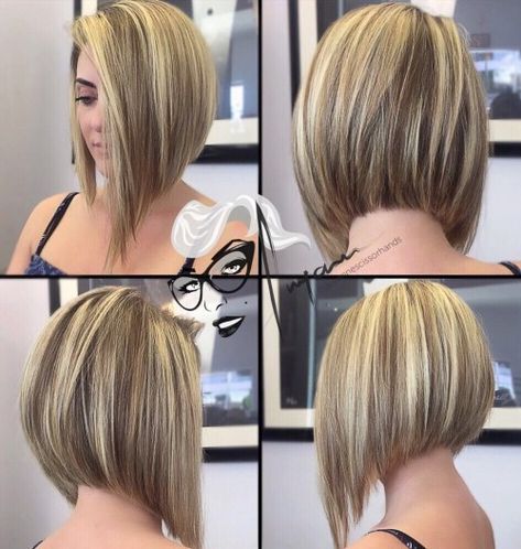 Streamlined Asymmetrical Lob Medium Angled Bobs, Long Angled Bob Hairstyles, Kort Bob, Inverted Bob Haircuts, Angled Bob Haircuts, Angled Bob Hairstyles, Inverted Bob Hairstyles, Messy Bob Hairstyles, Bob Hairstyles For Thick