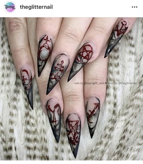 Demonic Nails, Demon Nails, Nail Spring, Nails Green, Polygel Nails, Winter Nail Art, Winter Nail Designs, Spring Holidays, Spring Nail