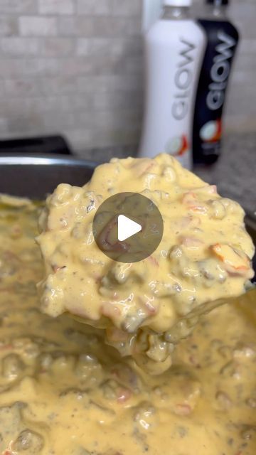 Easy Rotel Dip, Best Rotel Dip, Rotel Dip With Cream Cheese, Rotel Dip With Ground Beef, Ground Beef Cream Cheese, Rotel Dip With Sausage, Queso Dip Velveeta, Rotel Cheese Dip, Velveeta Queso