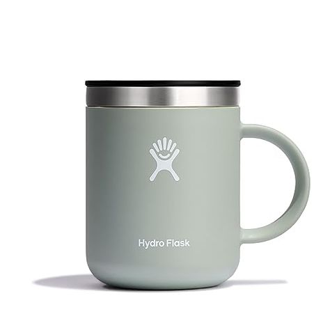 Hydro Flask Stainless Steel Reusable Mug - Vacuum Insulated, BPA-Free, Non-Toxic Thermos Mug, Cocoa Tea, Insulated Coffee Mugs, Hot Chocolate Mug, Agaves, Bar Glassware, Hydro Flask, Insulated Mugs, Stainless Steel Travel Mug