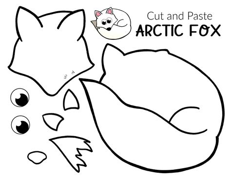 Looking for a fun winter arctic animal craft idea? Use our free printable arctic fox template to make this super cute arctic fox craft. He is perfect for kids of all ages, especially preschoolers, toddlers and kindergartners #foxcrafts #arcticfoxcrafts #arcticanimals #arcticanimalcrafts #winteranimals #SimpleMomProject Arctic Animals Printables, Winter Animals Preschool, Arctic Animals Activities, Arctic Animals Preschool, Arctic Animals Crafts, Winter Animal Crafts, Polar Bear Craft, Bear Craft, Animals Jokes