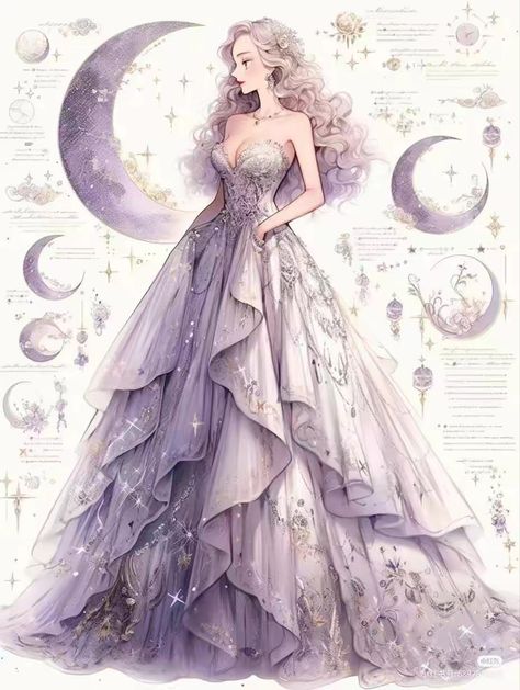 Dreamy Gowns, Dress Design Drawing, 파티 드레스, Old Fashion Dresses, Fantasy Dresses, Fashion Drawing Dresses, Dress Design Sketches, Fashion Illustration Dresses, Dress Sketches