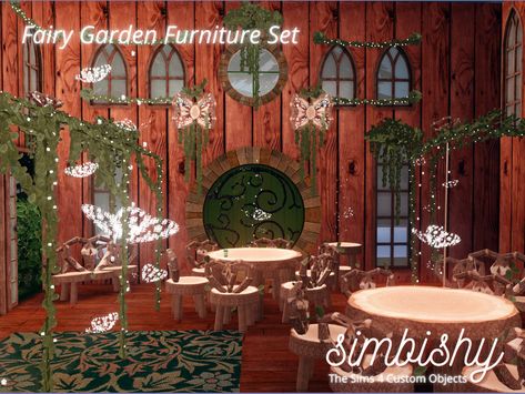 The Sims Resource Cottagecore, Sims 4 Fairy Decor, Nature Cc Sims 4, Sims 4 Fairy Furniture, Ts4 Fairycore, Fairycore Sims 4, Sims 4 Cc Whimsical, Sims 4 Cc Fairycore Furniture, Ts4 Fairy Cc