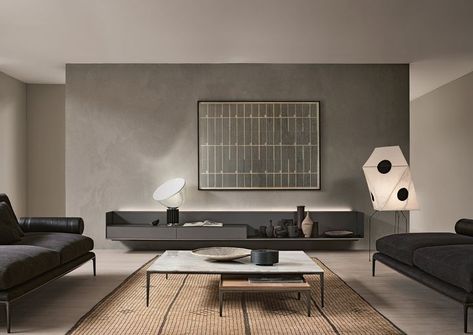 Poliform Tv Wall, Rimadesio Door, Rimadesio Tv Unit, Coffee Table Minotti, Molteni & C, Wall Panel System, Bookcase Design, Luxury Furniture Brands, Flexible Design