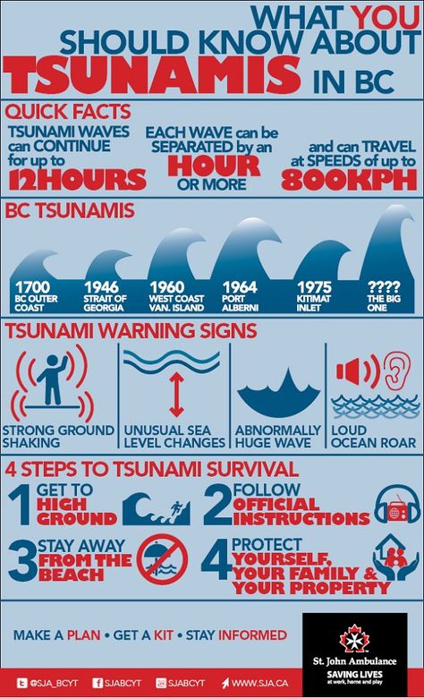 Tsunamis Tsunami Preparedness Infographic, Tsunami Preparedness Poster, How To Survive A Tsunami, Tsunami Infographic, Tsunami Aesthetic, Tsunami Preparedness, Pole Shift, Tsunami Waves, Disaster Management