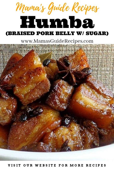 HUMBA (BRAISED PORK BELLY W/ SUGAR) Humba Recipe Pork, Philapino Recipes, Humba Recipe, Pork Belly Recipes Easy, Filipino Pork Recipes, Phillipino Food, Pork Belly Recipes Crispy, Philippine Food, Easy Filipino Recipes