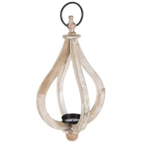 Hanging Candle Holder From Ceiling, Hanging Lanterns Living Room, Hobby Lobby Bathroom Decor, Hobby Lobby Lanterns, Hanging Lantern Decor, Hanging Candle Lanterns, Hanging Candle Holder, Wood Lantern, Led Pillar Candle